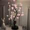 Artificial Bonsai Tree Night Light, USB and Battery Powered, Touch Switch Cherry Blossom, Desktop LED Lamp Decor