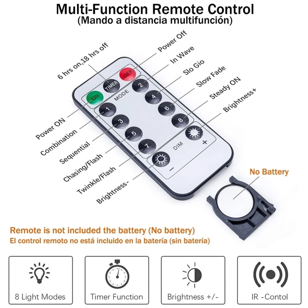 LED Curtain Lights, Remote Control Fairy Lights, Wedding Decoration, Christmas Garland, Party Festoon