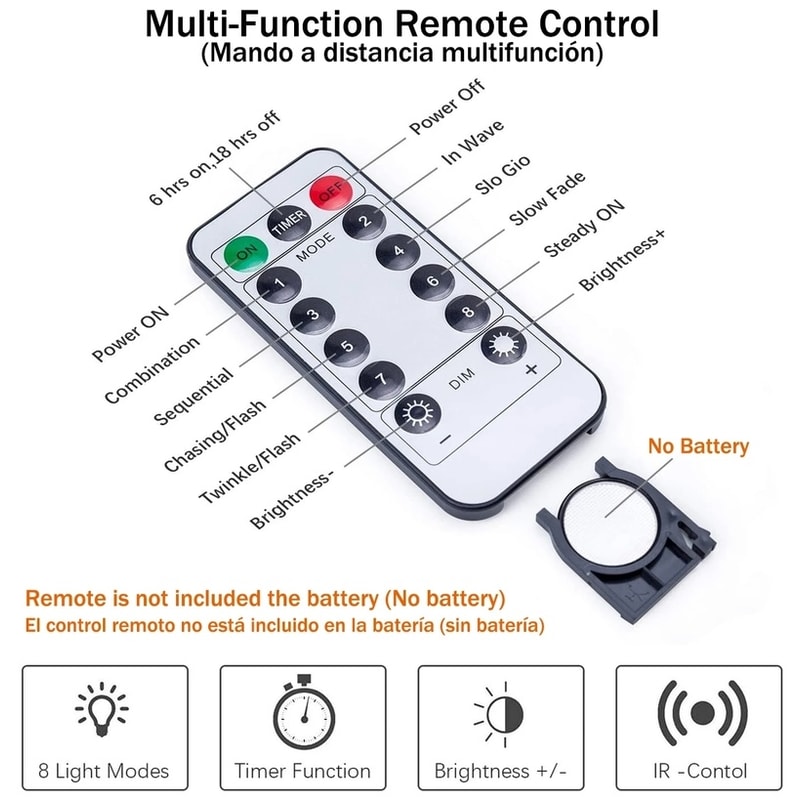 LED Curtain Lights, Remote Control Fairy Lights, Wedding Decoration, Christmas Garland, Party Festoon