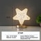 USB Rechargeable Kids Night Light, 3D Crystal LED, Touch Control, Color Changing Star Moon Lamp for Bedroom