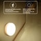 Smart Human Sensor LED Night Light, Wireless Magnetic Mount, USB Rechargeable, for Home, Office, and Hallway