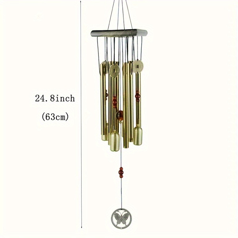 Heavy Duty Metal Wind Chimes, Outdoor Deep Tone Garden Chimes, Waterproof Patio and Porch Decor, Yard Art