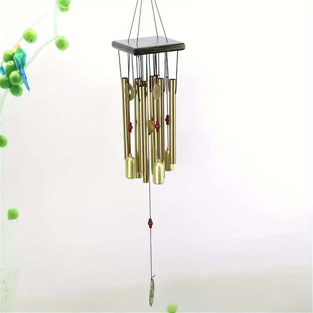 Heavy Duty Metal Wind Chimes, Outdoor Deep Tone Garden Chimes, Waterproof Patio and Porch Decor, Yard Art