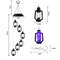 Retro Solar Kerosene Lamp, Solar Wind Chime Hanging Lantern, for Porch Garden Courtyard Outdoor Decoration