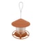 Automatic Bird Feeder, Hanging Outdoor Feeder with Multiple Hole Dispenser, Foot Activated Food Container Holder