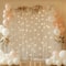 Backdrop Curtains for Photography, Home Decor, Wedding, and Party Decorations with Optional Lights