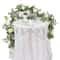 Lifelike Artificial Eucalyptus Vine Garland, with Fake Rose Flowers, Gypsophila, for Wedding, Party, Home Table Runner
