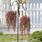 Simulated Eucalyptus and Morning Glory Vines, Artificial Flowers for Home, Outdoor, and Garden Decoration