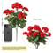 UV Resistant Silk Begonia Artificial Flower, For Outdoor Garden Arch, Wedding and Home Decoration, Fake Plant