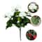 UV Resistant Silk Begonia Artificial Flower, For Outdoor Garden Arch, Wedding and Home Decoration, Fake Plant
