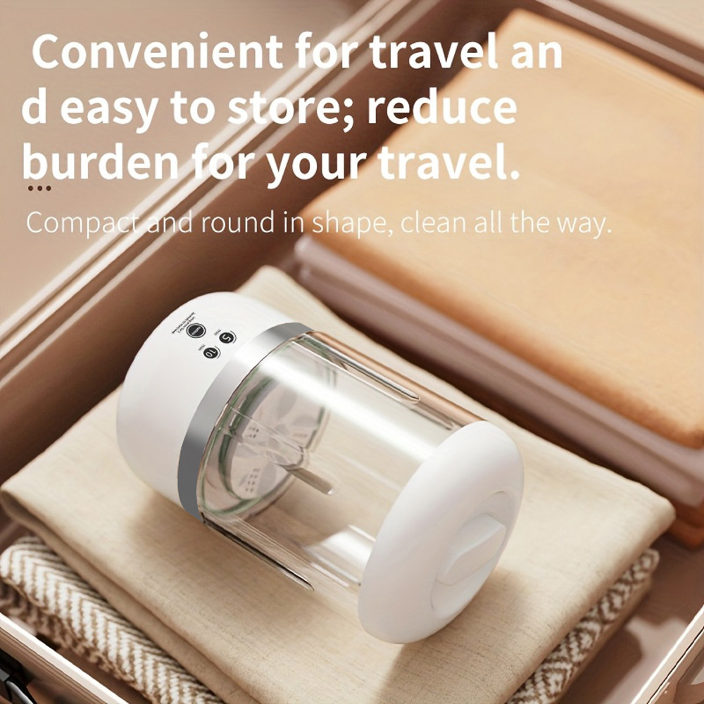 USB Portable Automatic Washing Machine, No Need to Plug In, No Need to Assemble, Essential for Outdoor Camping Use