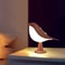 Magpie Bird Night Light, Dimmable LED Desk Lamp, Touch Controlled, Rechargeable, Aromatherapy Decor