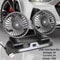 Dual Head Car Fan, USB Powered Auto Cooler, 2 Speed Adjustable Wind Regulator, Essential Car Accessories