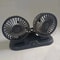 Dual Head Car Fan, USB Powered Auto Cooler, 2 Speed Adjustable Wind Regulator, Essential Car Accessories