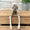 Adorable Hanging Skeleton, Resin Home Decor, Perfect for Halloween, Easter, and Hanukkah, Indoor Outdoor Use