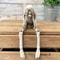 Adorable Hanging Skeleton, Resin Home Decor, Perfect for Halloween, Easter, and Hanukkah, Indoor Outdoor Use