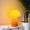 Modern LED Mushroom Light, Tri Colour USB Plug, Corded Ambient Lighting for Bedside, Camping, Dining, Home Decor