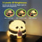 Cute Silicone Panda Night Light, Rechargeable LED, Kawaii Animal Decor for Kids, Birthday Gifts, and Christmas Lights