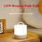 USB Rechargeable Table Lamp, Dimmable Night Light, Touch Control, Portable Eye Care Desk Lamp for Home Office