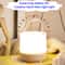 USB Rechargeable Table Lamp, Dimmable Night Light, Touch Control, Portable Eye Care Desk Lamp for Home Office