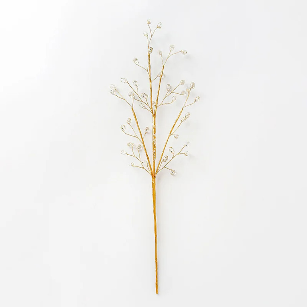Crystal Bud Branches, DIY Crystal Flower Picks, Christmas Acrylic Beads, Wedding Party Decoration