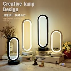 retro usb radio night light, tri color dimmable led, for bedroom, living room, study