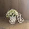 Light Luxury Bicycle Flower Basket, Modern Home Decor with Artificial Flowers, Desktop Ornament for Birthday