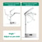 Rechargeable Foldable LED Reading Light, Portable USB Desk Lamp, Energy Saving Book Light for Reading, Clock Fold Design