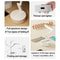 Rechargeable Foldable LED Reading Light, Portable USB Desk Lamp, Energy Saving Book Light for Reading, Clock Fold Design