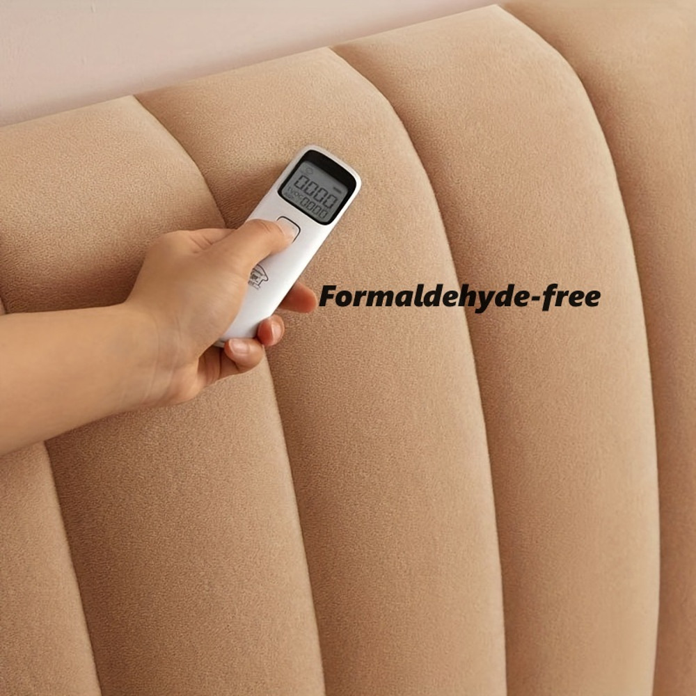 Luxury Quilted Headboard Cover, Soft Thick Velvet, All Inclusive Bedside Protector, High Grade Plush