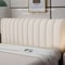 Luxury Velvet Bed Headboard Cover All Inclusive Soft Thick Dust Protector Solid Color Bedside Back 3