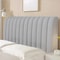 Luxury Velvet Bed Headboard Cover All Inclusive Soft Thick Dust Protector Solid Color Bedside Back 5