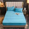 Plush Thicken Quilted Mattress Cover, Warm Soft Crystal Velvet, King Queen Quilted Bed Fitted Sheet