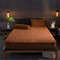 Plush Thicken Quilted Mattress Cover, Warm Soft Crystal Velvet, King Queen Quilted Bed Fitted Sheet