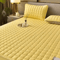 Breathable Quilted Mattress Cover Soft Skin Friendly Anti Mite Anti Bacterial Bed Protector Fitted 3