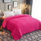 Luxurious Quilted Velvet Bedspread Soft Solid Color Anti Slip King Queen Size Bed Cover 4