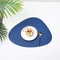 Triangle Leather Place Mats Non Slip Insulation Pads For Kitchen Dining Table Modern Nordic Decor S 9