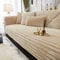 Super Soft Rabbit Plush Quilted Sofa Cover Winter Warm Thick Couch Cover L Shaped Sectional Anti Sl 8