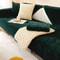 Super Soft Rabbit Plush Quilted Sofa Cover Winter Warm Thick Couch Cover L Shaped Sectional Anti Sl 11
