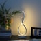 Elegant White Gesture Desktop Lamp, Creative Modern Design, Three-color Lighting for Any Room