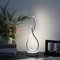 Elegant White Gesture Desktop Lamp, Creative Modern Design, Three-color Lighting for Any Room