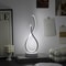 Elegant White Gesture Desktop Lamp, Creative Modern Design, Three-color Lighting for Any Room