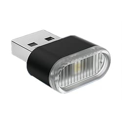 car interior neon decorative lamp, portable mini usb led atmosphere lights, universal pc car emergency lighting