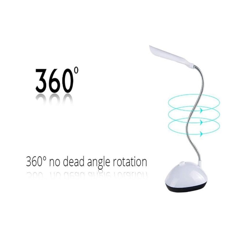 Eye Protection Night Lamp, LED Folding Table Lamp Reading Light, Bedroom Bedside Study Lighting Desk Light
