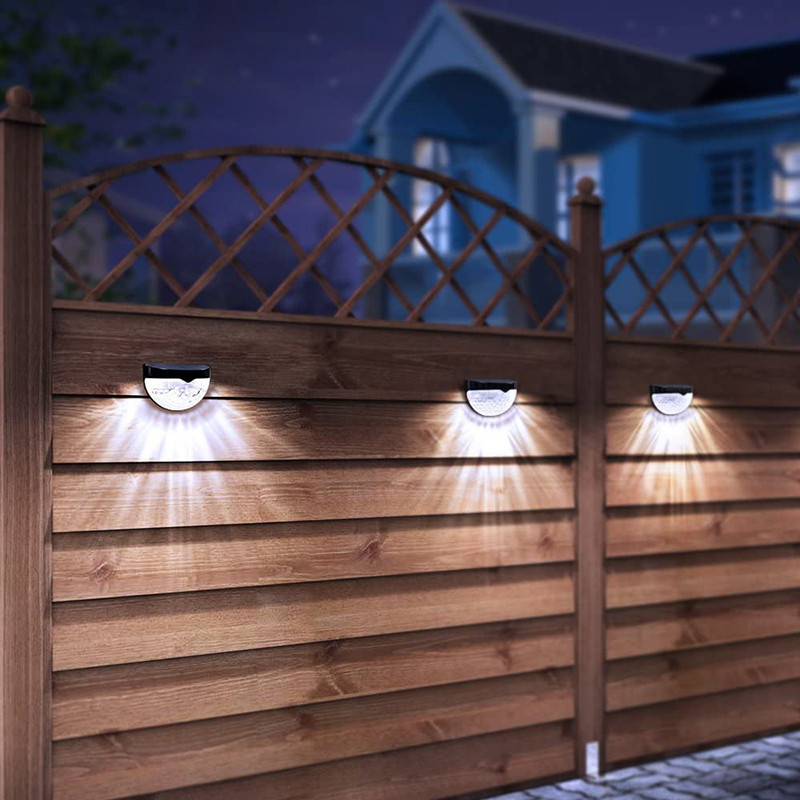 Outdoor Solar Light, Solar Wall Lamp Waterproof for Yard, Garage, Porch, Driveway, Railing