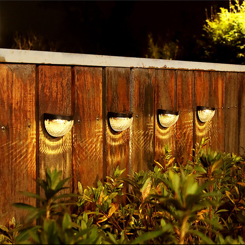 Outdoor Solar Light, Solar Wall Lamp Waterproof for Yard, Garage, Porch, Driveway, Railing