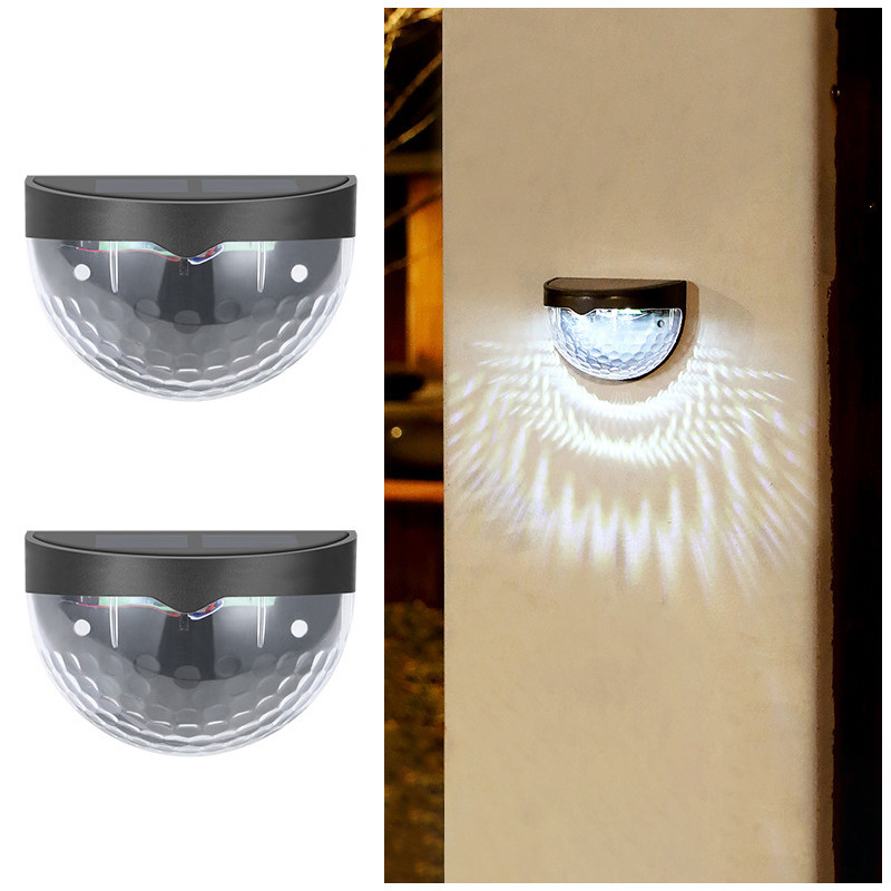 Outdoor Solar Light, Solar Wall Lamp Waterproof for Yard, Garage, Porch, Driveway, Railing
