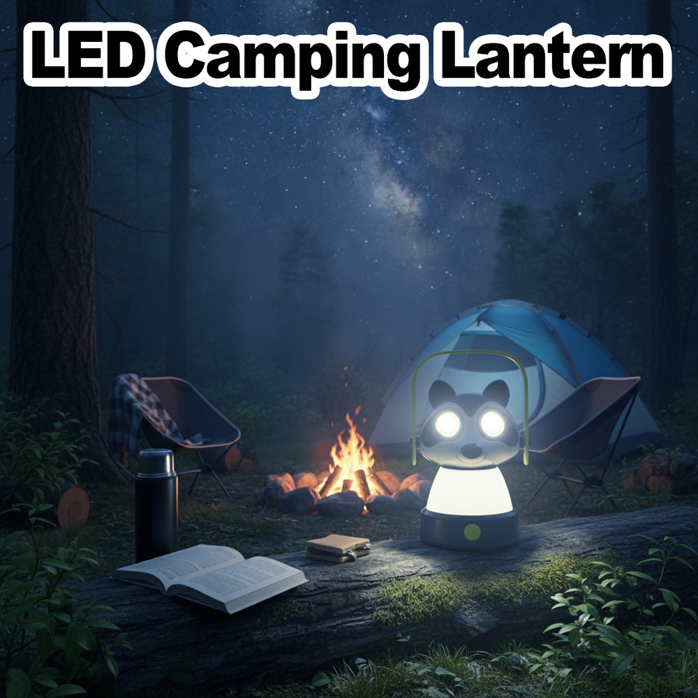 Waterproof Kids LED Camping Lantern Cute Outdoor Lantern With Hanging Light 1