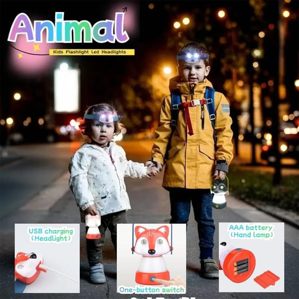 Waterproof Kids LED Camping Lantern Cute Outdoor Lantern With Hanging Light 4