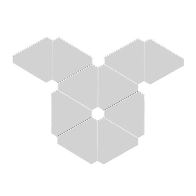 LED Triangle Lamps WIFI Bluetooth USB Smart Wall Light Creative Gaming Bedroom Decor 1